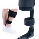 AFO Foot Drop Brace, Innovative Half-Foot Design, Shoe-Friendly, Perfect Posture, Medical Drop Foot Brace for Walking, Foot Drop Orthotic Braces for Neuropathy, Men & Women(Large, Right)