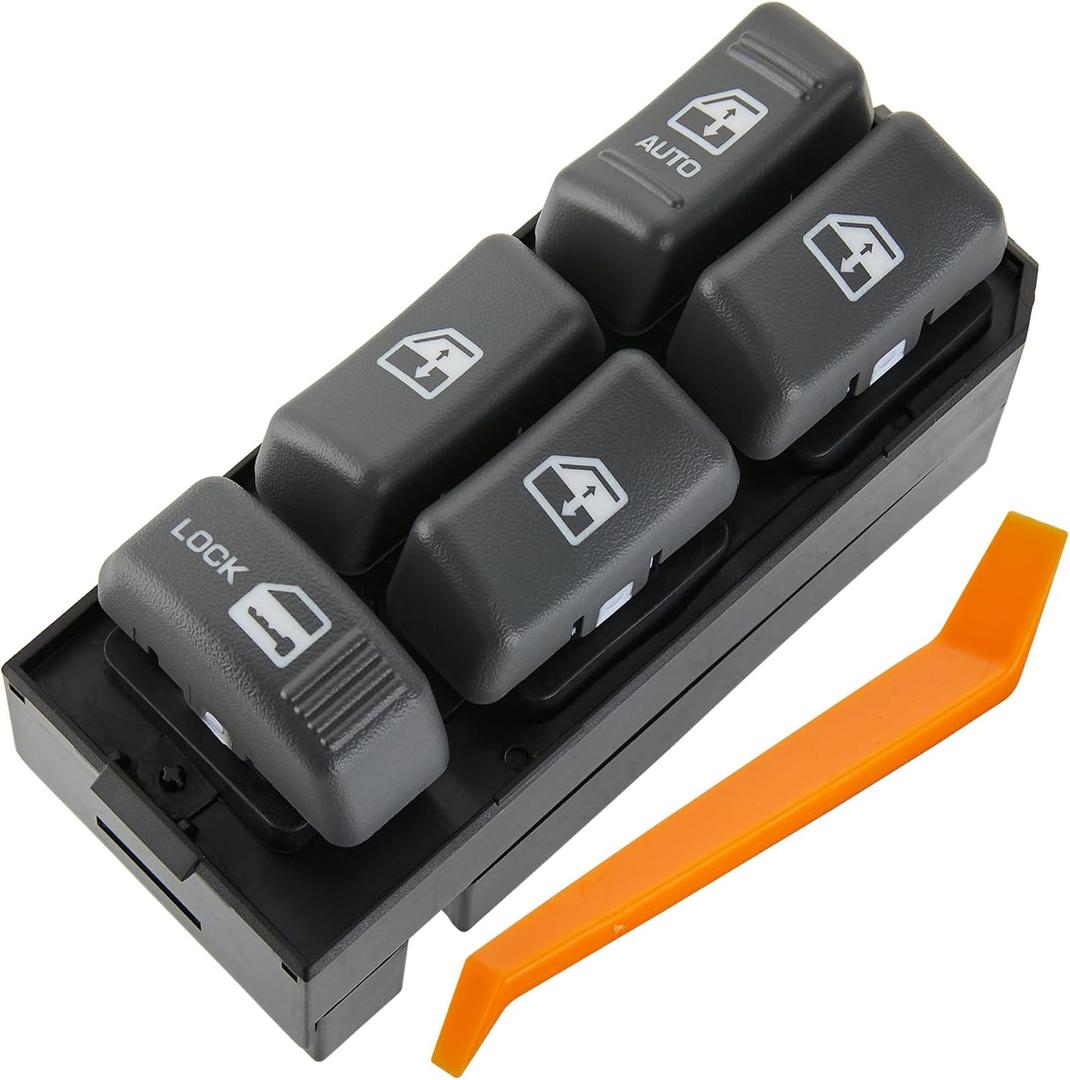 ZAPSOTS Master Power Window Switch.7+10 Metal Pins.4 Door.fits for Chevy for GMC,for Cadillac Escalade,for Oldsmobile.Some car Models.Front Left Driver Side Control switches.15151360 19244658