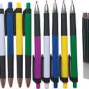 Ballpoint Pens & Pen Refills,0.7mm Ballpoint Pen Refills, Blue Ink, 10 Pens With 20 RefillsValue-for-Money Set(Blue Pen & Refill).