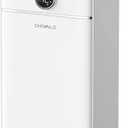CHIVALZ 1500 Sq.ft Dehumidifier for Basement with Drain Hose, 25 Pints Dehumidifiers for Home, Bedroom, Bathroom, RV, 40dB, Intelligent Humidity Control, 3 Modes, 24H Timer, White 1Pack