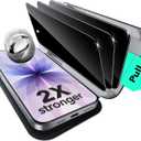 ESR 3 Pack for iPhone 17/iPhone 16 Pro Privacy Screen Protector, Military Grade Shatterproof, 9H Hardness, Anti-spy Tempered Glass with UltraFit Tray