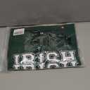 St Patricks Day Sweatshirt Women Shamrock Sweater Notre Dame Shirts Clover Top Irish Gift Long Sleeve Pullover (Large, Green 3)