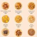 100 PCs Disposable Air Fryer Parchment Paper Liners, Disposable, Non-Stick, Oil-Proof, Water-Proof, Unbleached Baking Paper, Food Grade, Easy cleanup, Mess-Free, for All Roasting Baking (20 cm Square)