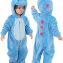 MICHLEY Unisex Baby Hooded Romper Infant Toddler Animal Dress Halloween Party Outfit Jumpsuit 2-36 Months 90/73