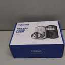 TEEHO TE003 Keyless Entry Keypad Door Lock with Handle, Electronic Digital Smart Deadbolt Locks with 2 Backup Keys, Door Knob with Code for Front Door Bedroom, Auto Lock, Easy to Install, Satin Nickel