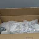 25.6'' Lighted Christmas Farm Animal Outdoor Decorations, 3D Light up Cow Christmas with 130 LED Lights, Metal Prelit Animal Yard Display for Xmas Farmhouse Garden Lawn Decor