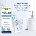 Tucks Triple Relief Hemorrhoidal Cream, Maximum Strength Pain Relief from Burning, Itching and Discomfort, with Witch Hazel, Treatment, Brand Used by Hospitals, 0.9oz. (26g)