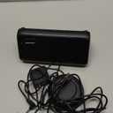 Netzu Loud Alarm Clock for Heavy Sleepers, Plugin RGB Vibrating Alarm Clocks with Bed Shaker, 5 Dimmers, 2 Alarms and Snooze for Bedrooms Hearing Impaired Deaf Adults (Black)