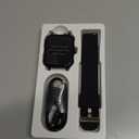 Smart Watch for Men Women SmartWatch 1.83" for iPhone Samsung Android Phone Compatible, Fitness Tracker Watch with Pedometer, Heart Rate/Sleep Monitor, Blood Oxygen, IP68 Waterproof (Black)