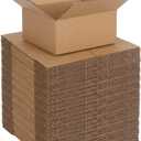 CRUGLA 100 Packs 4x4x2 Shipping Boxes for Small Business, Corrugated Cardboard Boxes Bulk for Shipping Packing Mailing