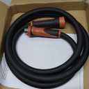 Giraffe Tools 10ft x 5/8" Garden Leader Hose, Heavy Duty Short Hose, Lightweight & Flexible Hybrid Water Hose with Swivel Handle & Male to Female Fittings