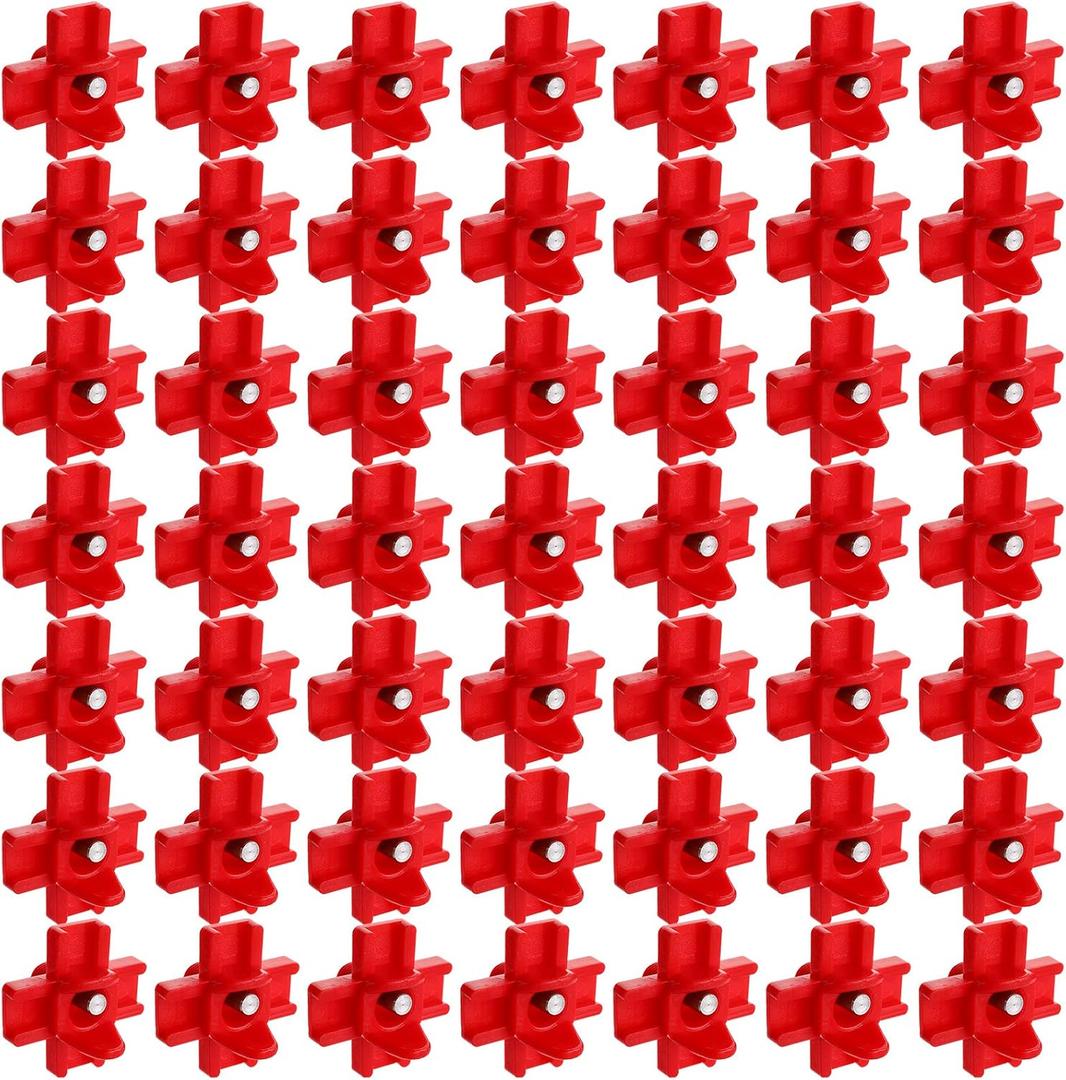 Hedume 50 Pack Horizontal Poultry Water Nipples, Automatic Side Mount Chicken Drinkers for Ducks, Quail and Other Poultry