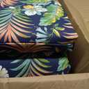 Arden Outdoor Deep Seat Cushion Set, 24x24, Blue Tropical
