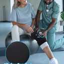 ABYON Knee Brace for Knee Pain, Meniscus Tear & Arthritis [Patented] Medical-Grade Compression Knee Support with Side Spring Stabilizers & Patella Gel Pad Adjustable Wrap Patella Stability for Men Women See How to Size Video Before Ordering