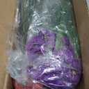 Der Rose 24 Bundles Artificial Flowers for Outdoor Fake Spring Flowers Plants UV Resistant for Home Garden Porch Window Wedding Decor