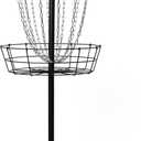 VORTExX Disc Golf Basket - Portable Disc Golf Target Basket with 12 Chains for Enhanced Catching - Durable Steel Construction for Outdoor Practice and Play