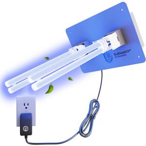 BioShieldUV 18W HVAC UV Light Air Purifier Light Bulb - Air Filter UV Lamp for Air Conditioner, Whole House Dual UV UVC Light in Duct Filter, UVC Light for HVAC AC Air Conditioner