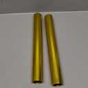 Cosmos Pack of 2 Aluminium Track Field Relay Batons for Outdoor Field Race Running Practice Athlete (Gold)