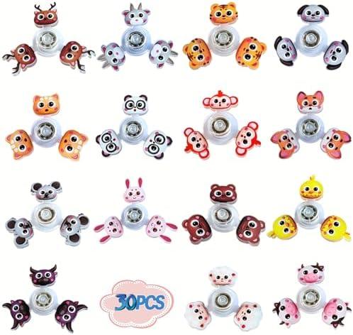 30 Pack Fidget Spinner Toys Mini,Party Favors Gifts Christmas Stocking Goodie Bag Stuffers Sensory Toys for Kids Adults Teens ADHD Anxiety Stress Relief,Treasure Box Toy for Classroom Prizes Supplies