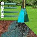 25 Pack 20 Gallon Tree Watering Bags Heavy Duty Slow Release Irrigation Bags for Trees, Reusable Tree Gator Bags for Watering Trees, Durable PVC Tree Water Bags with 5-8 Hour Drip Release Time