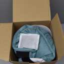 Cushion Lab Travel Deep Sleep Pillow  Compact Memory Foam Neck Pillow for Sleeping, Portable Pillow for Hotels, Camping, Side & Back Sleepers, On-The-Go  Wellness Green