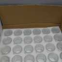 24 Pack Clear Glass Votive Candle Holders, Vintage Candle Holder for Floating Candle, Tealight Candle Holder for Table Centerpieces Home Bridal Shower Birthday Christmas Wedding Party Table Decoration