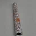 VEELIKE Peach Floral Wallpaper Peel and Stick Vintage Ditsy Daisy Peel and Stick Wallpaper for Bedroom Nursery 17.7''x118'' Removable Wallpaper Floral Contact Paper for Cabinets Drawers Walls (17.7" x 118")