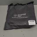 Weighted Idea Cool Removable Duvet Cover 48''x72'' for Weighted Blanket (Soft and Fabric, Dark Grey)