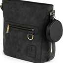 BERLINER BAGS Vintage Genuine Leather Shoulder Bag Siena, Handbag, Crossbody Bag for Women