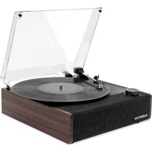 Victrola Eastwood II - Bluetooth Record Player with Speakers - Espresso