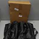 Ripeng 4 Pcs Portable Airplane Travel Foot Rest, Folding Camping Stool, Under Desk Foot Rest at Work for Long Flight, Home and Office Outdoor Hiking Fishing with Carry Bag