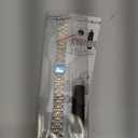 MioHHR Slim Metal Band Compatible with Apple Watch Band 42mm(Series 11 10) 41mm(Series 9 8 7) 40mm(Series 6 5 4 SE3/2/1) 38mm(Series 3 2 1),Stainless Steel iWatch Bands for Women,Silver/Gold