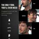 M-7 Nose Hair Trimmer Multifunctional Nose, Ears and Eyebrows Hair Trimmer for Men with Nickel Sterilized Coating and Self-Cleaning Water Resistant Design Travel Pouch Included