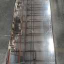 LOAAO 55X30 Bronze Bathroom Mirrors for Vanity, Rounded Rectangle Brushed Bronze Metal Frame Mirror, Anti-Rust, Tempered Glass, Hangs Horizontally or Vertically