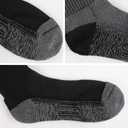COOVAN 12 Pack Crew Socks for Men Half Cushion Moisture Wicking Athletic Socks (Black)