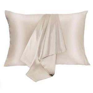 Soft Pillowcase, Hypoallergenic & Smooth, Both Sides Silk, Hidden Zipper, Gift for Women Men