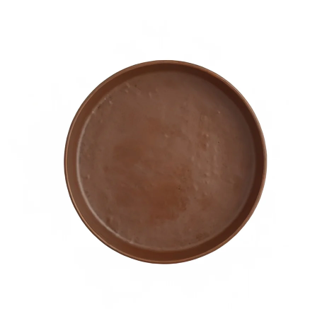 12 Pcs Steelite 7180TM505 6 1/2" Round Melamine Plate, Redwood