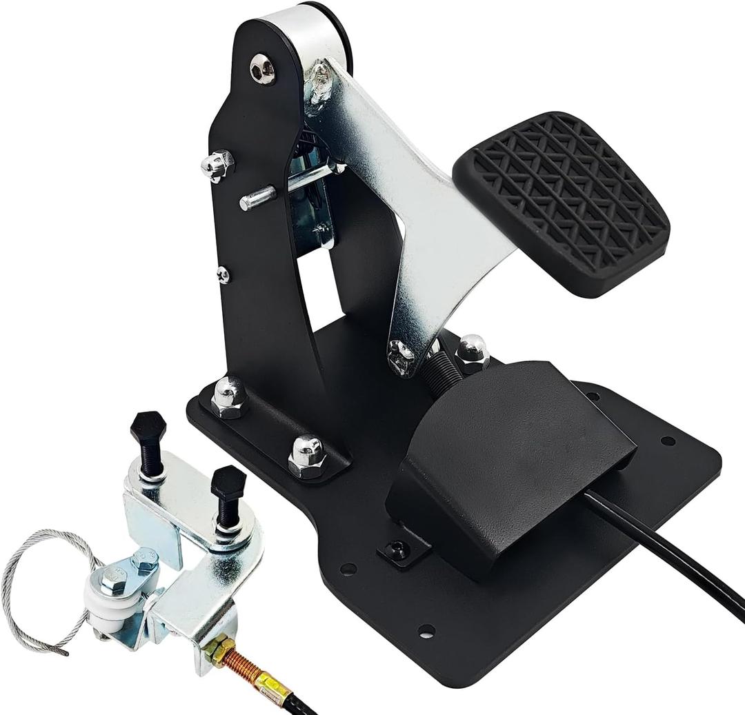 ACAR-B9 Universal Passenger Side Dual Brake Pedal Right Hand Drive Conversion Kit, Driver's Assist Device Brake for Driving School, Instructor Cars Fits All Vehicles