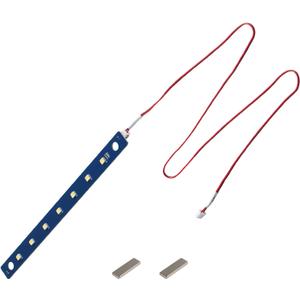 3D Printer Accessories Adventuer 5M/ 5M Pro 24V LED Light Board Replacement: 7Pcs Lamp Beads with Cable Flexible Bright Cold White Lighting Strip - Increased AD5M Chamber Brightness