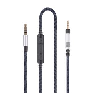 Replacement Audio Cable with in-Line Mic Remote Volume Control Compatible with Bose QC25, QC35, QC35II, QuietComfort 25 35 Headphones, Audio Cord Compatible with Samsung Galaxy Huawei Android