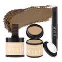 Sevich Hairline Powder 10g 2-Pack with Brush, Instantly Conceals Hair Loss & Thinning, 48H Waterproof Root Touch Up Powder, Natural Hair Shadow Toppers for Women & Men, 2 Box = 5 Boxes,Light Brown