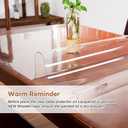 RostiKong Clear Acrylic Table Protector Pad 32 x 48 Inch Transparent Plastic Tablecloth Vinyl Table Pad Office Writing Desk Pad Waterproof Kitchen Dining Room Coffee End Table Top Cover Protector Roll