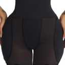 Hip Enhancer Shapewear for Women Hip Dip Pads Butt Shaper Padded Underwear Fake Hips Padding Butt Enhancer Tummy Control (Large, Black)