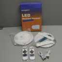 wowatt 2Pcs Battery Operated Ceiling Lights Rechargeable Motion Sensor Light Indoor Wireless Shower Light with Remote 3000K 4500K 6500K 7.48in Dimmable Timing Motion Activated Lamp for Closet Shower (3CCT-Round)