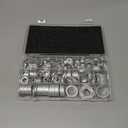 570 Pieces 18 Sizes Oil Drain Plug Gaskets Assortment Kit,Oil Crush Washers, Aluminum Flat Washers Assortment Kit,M6 M8 M10 M12 M14 M16 M18 M20 M22 M24