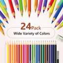 YunQiDeer Colored Pencils for Adult Coloring Books, Soft Core Drawing Sketching Coloring Pencils Set, Art Supplies Kit s for Adults Beginners