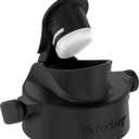 Lifefactory Active Flip Cap Accessory for 12-Ounce, 16-Ounce, and 22-Ounce Glass Bottles, Onyx Black