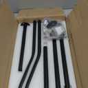 Speaker Stands Pair for Samsung HW-Q990F/Q990C/Q990D Rear Speaker Stand with Wall Mount - Height Adjustable Speaker Floor Stands for Q Series Samsung Speaker Stands Pair with Keyhole or Thread Hole