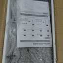 WOPITUES Floating Shelves for Wall with Cube Shelf, Wall Shelves with Metal Rail for Bathroom Decor, Bathroom Organizers and Storage, Over Toilet Shelves for Toilet Paper-Black (15.7 inch)