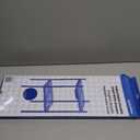 LockerMate Double Locker Shelf, Adjustable Width and Height to Fit Most School Lockers, Blue, 10 inches x 7.5 inches x 24.25 inches